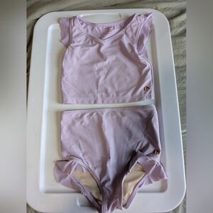 Honey Mark Light Purple Two Piece bathing Suit Size 5/6 NWOT